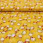 Mobile Preview: Baumwolle bedruckt Hello Kitty und Miffy - gelb